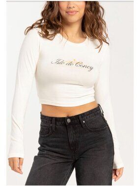 Final Drop NOW or NEVER CONEY ISLAND PICNIC ‘Isle de Coney’ Cropped Stretch Tee